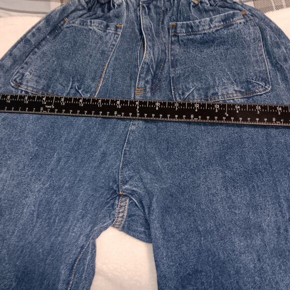 Aaron & Amber Paper Bag Waist and Baggy Mom Jeans Size S Pre-owned - Picture 5 of 14